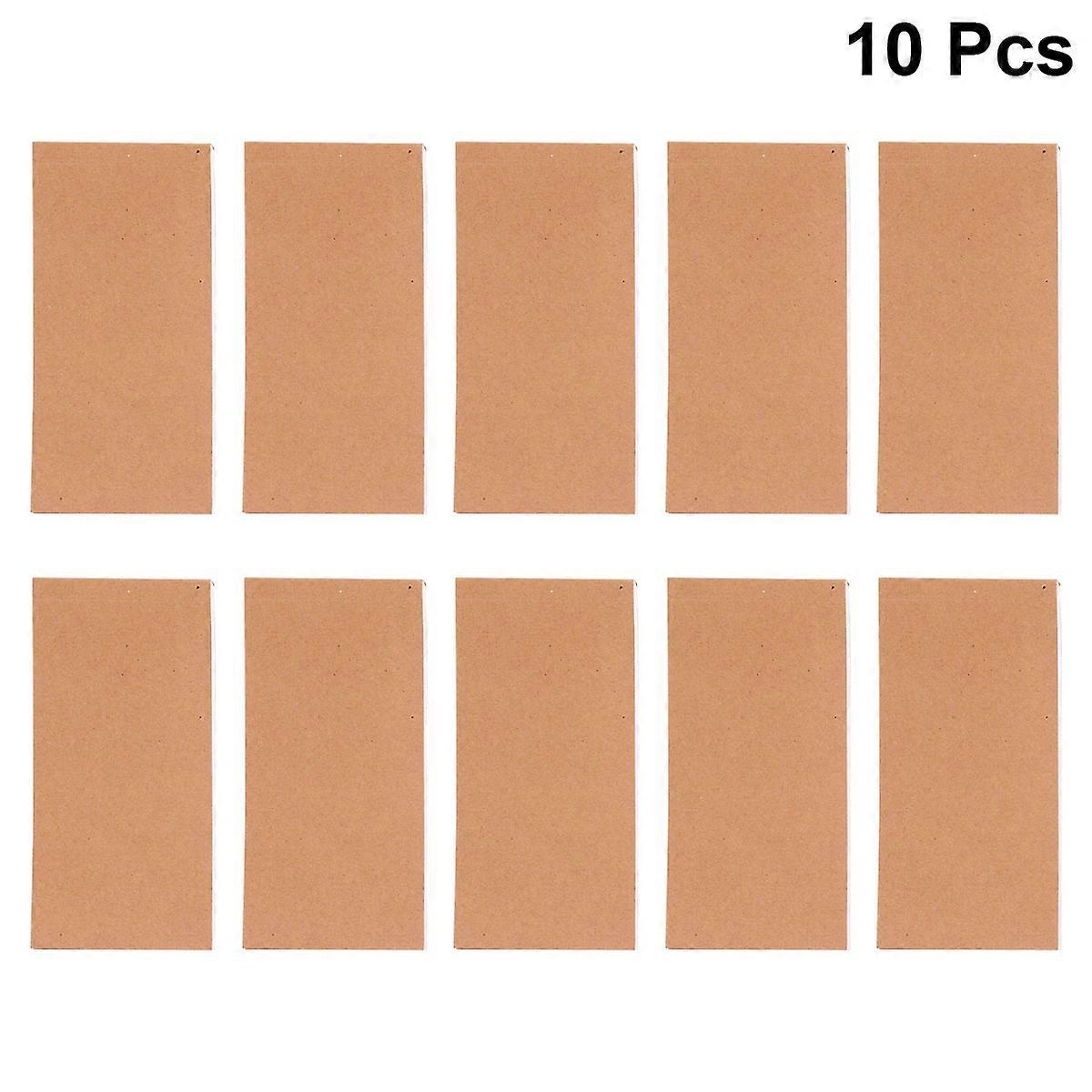 Kraft Paper Notebooks Mini Portable Notepad Traveling Business Trip Handwriting Practice 10Set