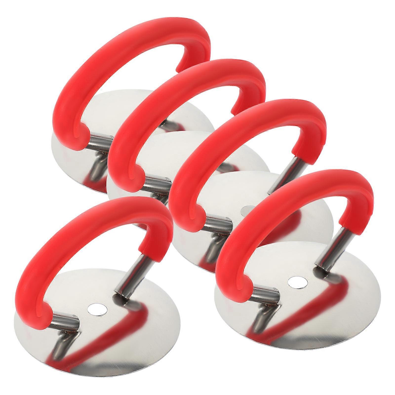 Universal Pot Handle Pan Lid Knob Anti-Scald Heat Insulation Thickened Design Multi-Functional Use Home Users 5Pcs