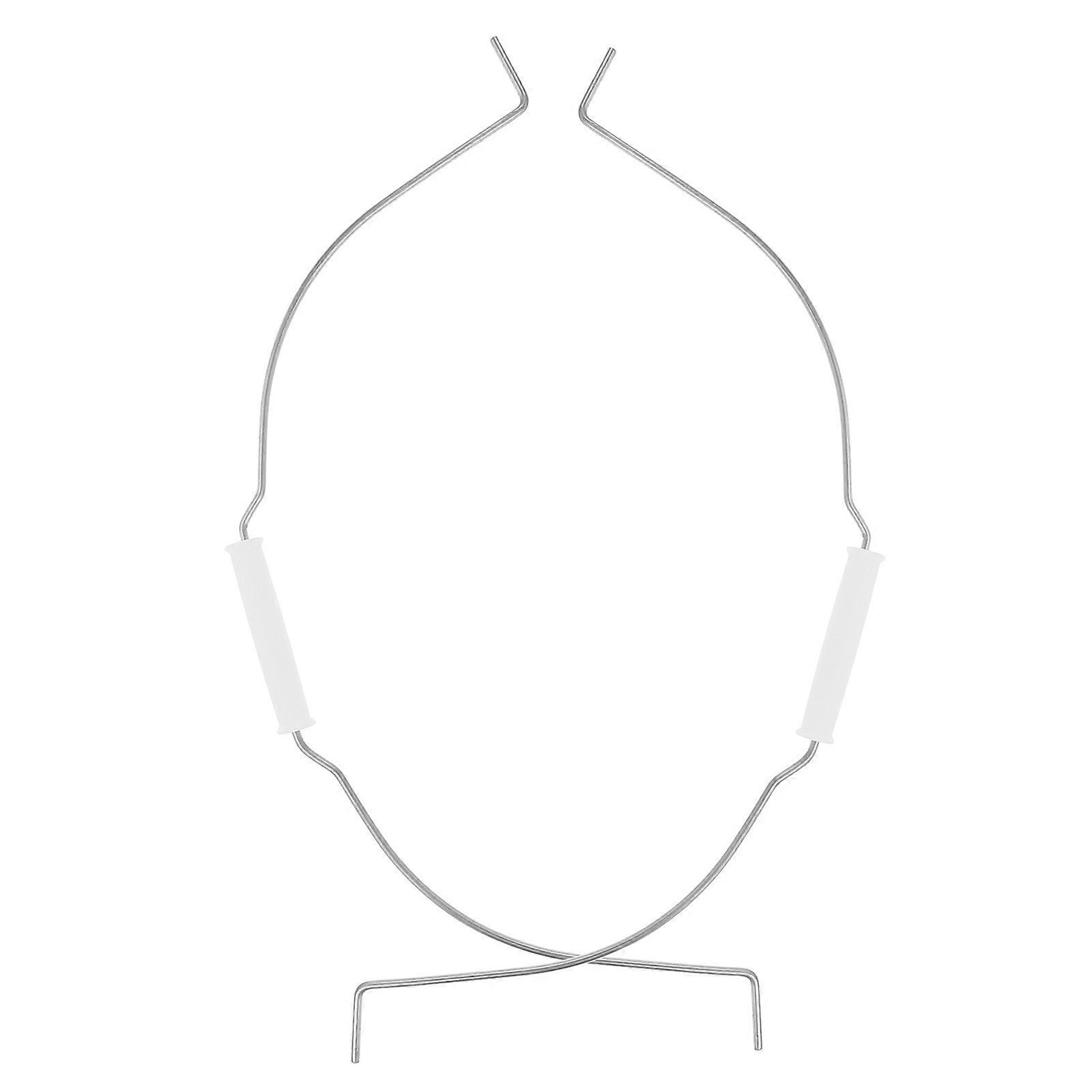 2pcs Heavy Duty Galvanized Bucket Grip Handles for Replacement – Universal Pail Accessory for Containers, Durable and Wear Resistant