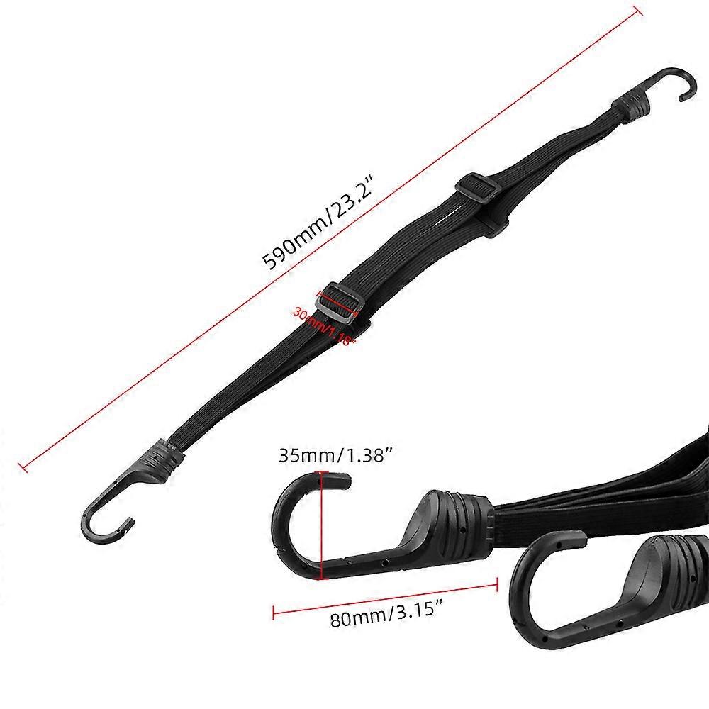 4 In 1 Elastic Bicycle Luggage Fixed Strap Rope Bungee Cord Cycle Helmet Cargo Fixing Band Strap