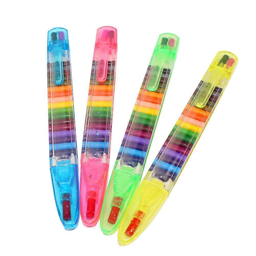 4pcs Color Crayons Set, Pastel Art Supplies for Kids, Home, School & Party Use, Boosts Creativity & Imagination