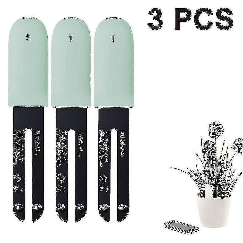 3pcs Plant Monitor Smart Plant Tracker Soil Moisture Meter Tester Nutrient/temperature/sunlight/mois