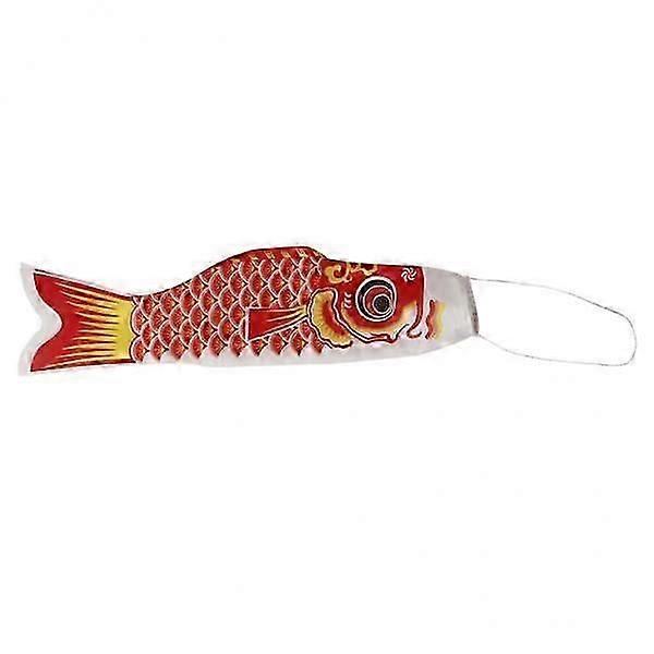 6x40cm Japanese Carp Windsock Streamer Fish Flag Kite Nobori Koinobori Red