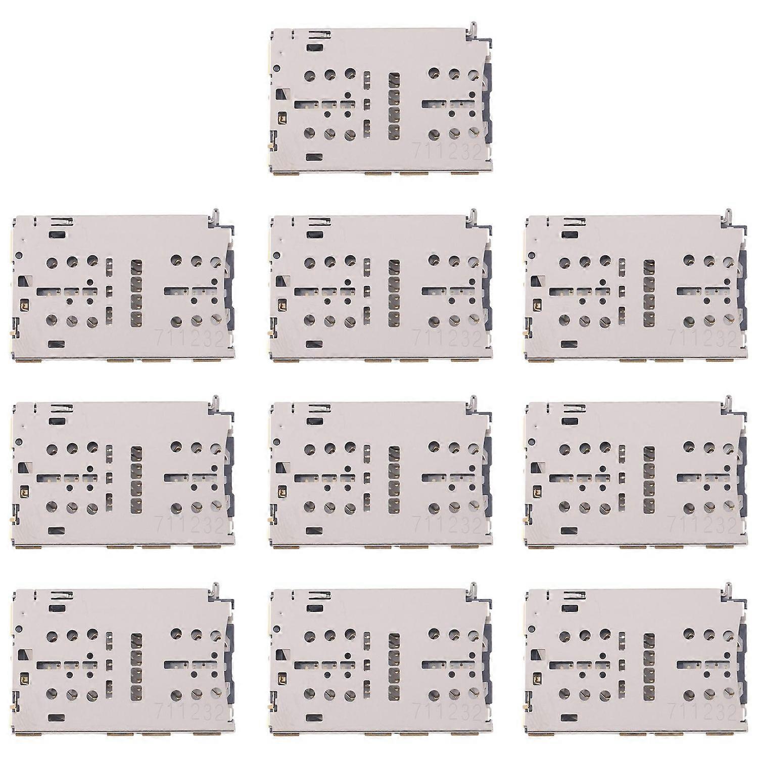 10pcs COMPATIBLE SIM+Micro SD Card Reader For Huawei P10