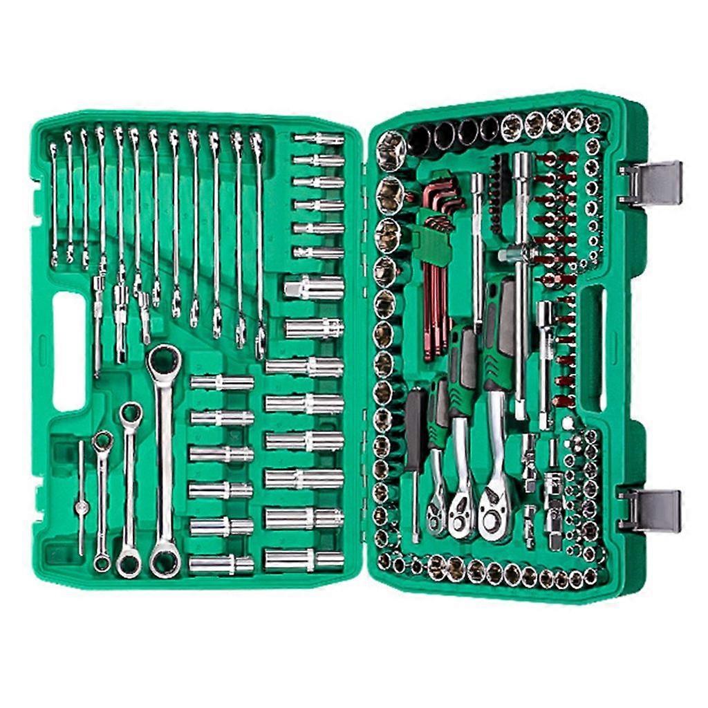 151/216Pcs Socket Wrench Auto Repair Tool Combination Package Mixed Tool Set