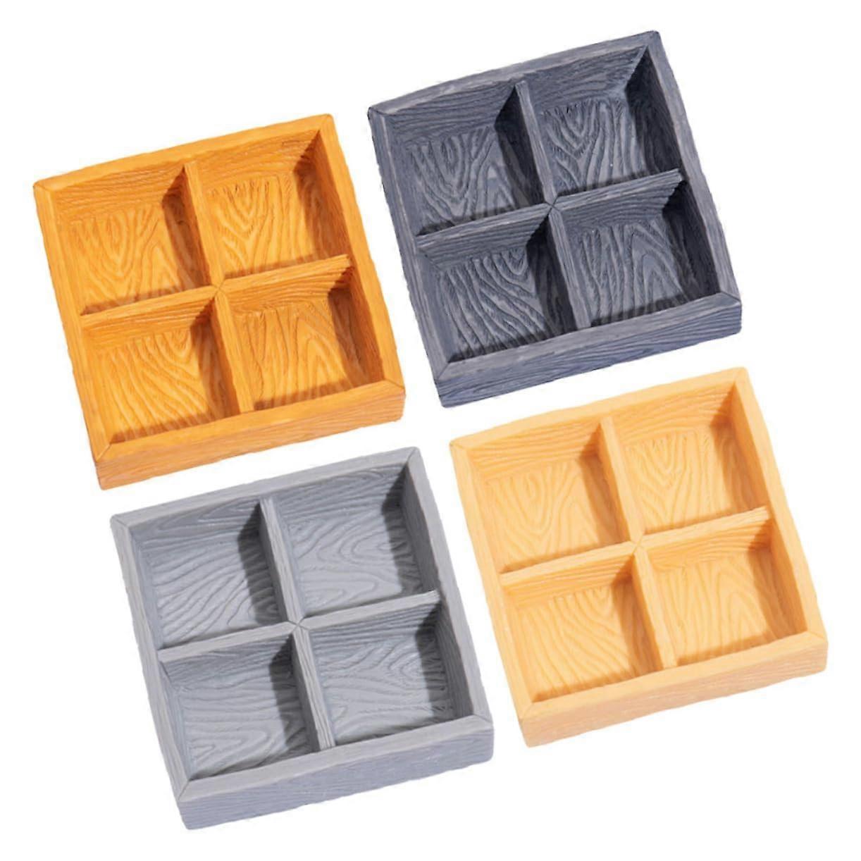 Micro Landscape Resin Ornaments 4-Pack Miniature Home Decor Figures for Dollhouse Tiny Landscape Decorations