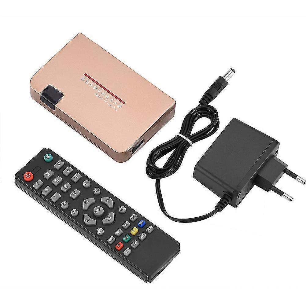 RF ל HDMI כל ממיר סטנדרטי אנלוגי מקלט טלוויזיה מתאם שלט רחוק 100-240V (VDE)