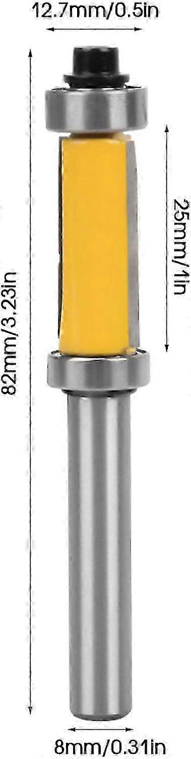 Double-bearing milling cutter for woodworking