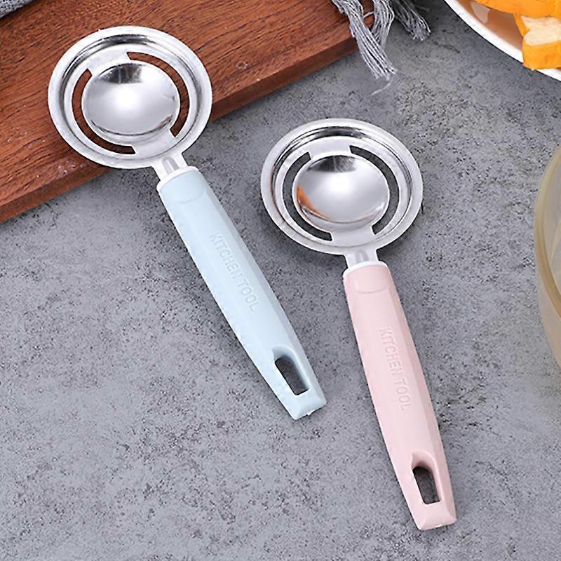 2 pcs Egg Separator, Yolk Separator, Stainless Steel Egg Separator, Egg Separator Filter for Baking Equipment Kitchen Utensils for Separating Baking C