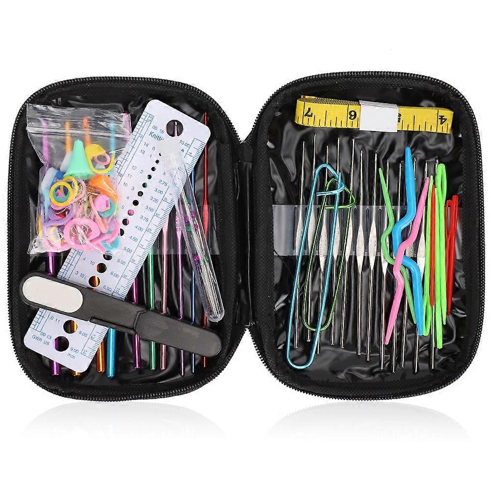 2025 Latest Model  100Pcs/Set DIY Knitting Needles Crochet Hook Tools Kits