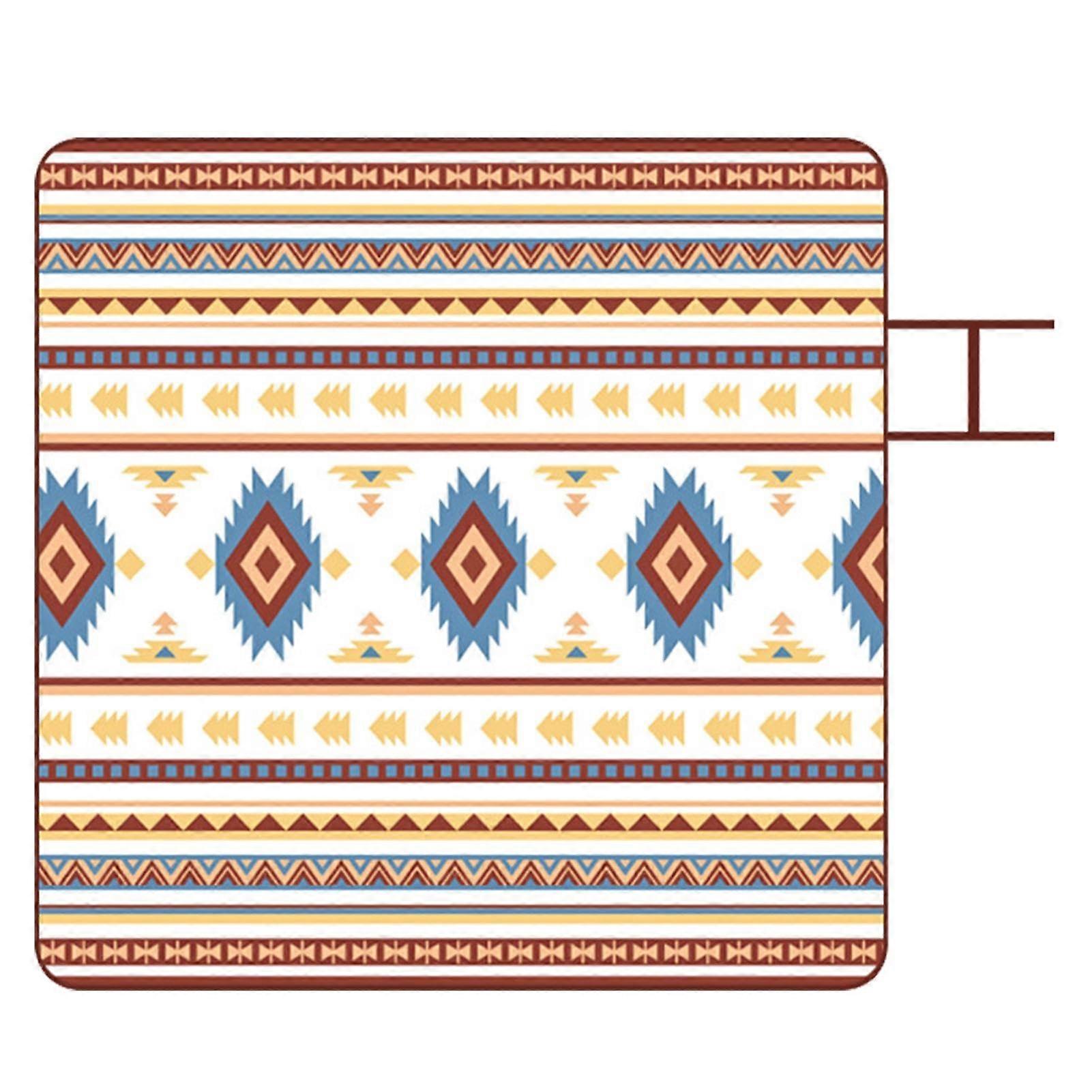 Boho Beach Blanket 200x200 cm Waterproof Sandproof Picnic Blanket With Storage Bag Foldable Camping Mat