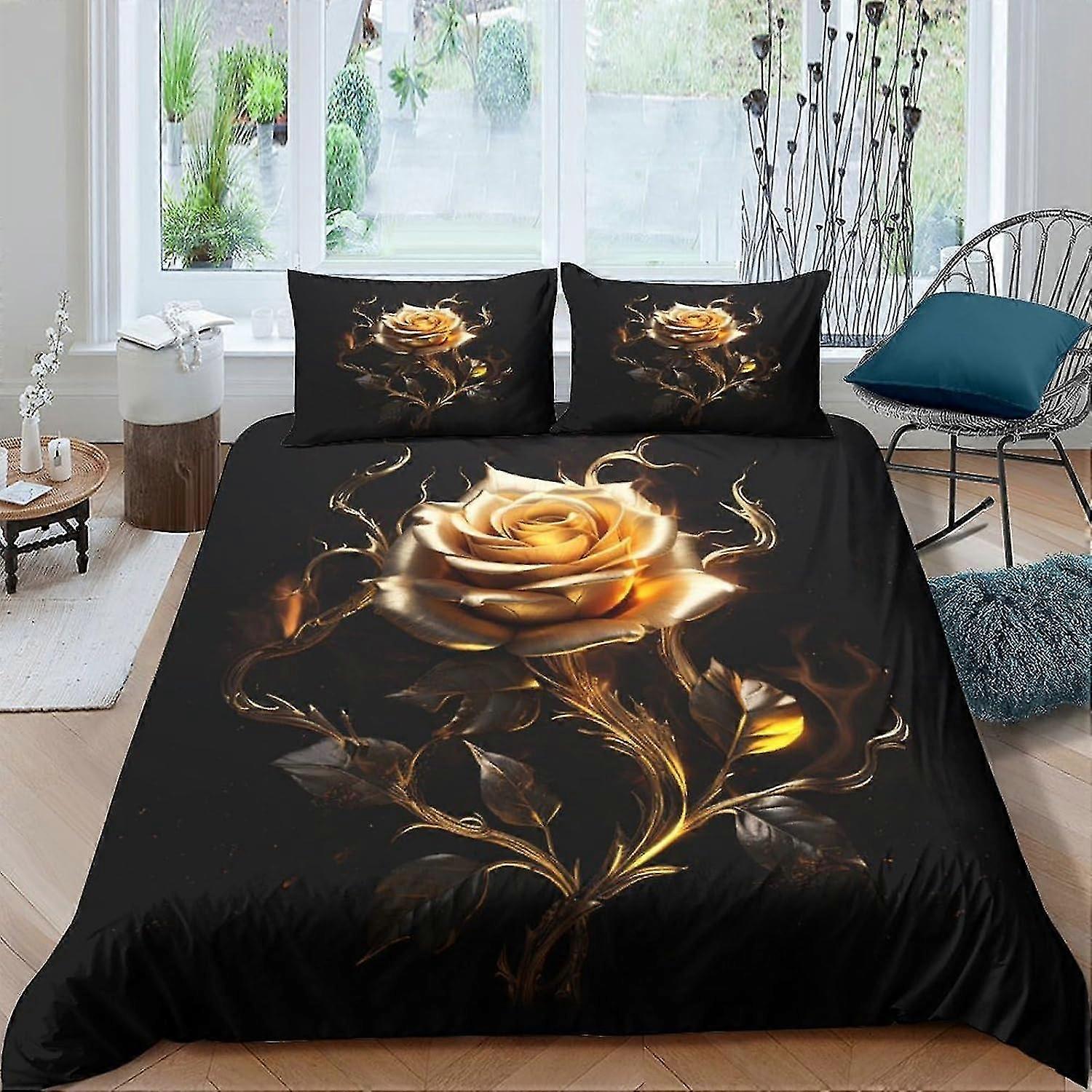 Ultra Soft 3 Piece Duvet Set with Zipper Closure + 2 Pillowcases, Suitable for Various Brands
