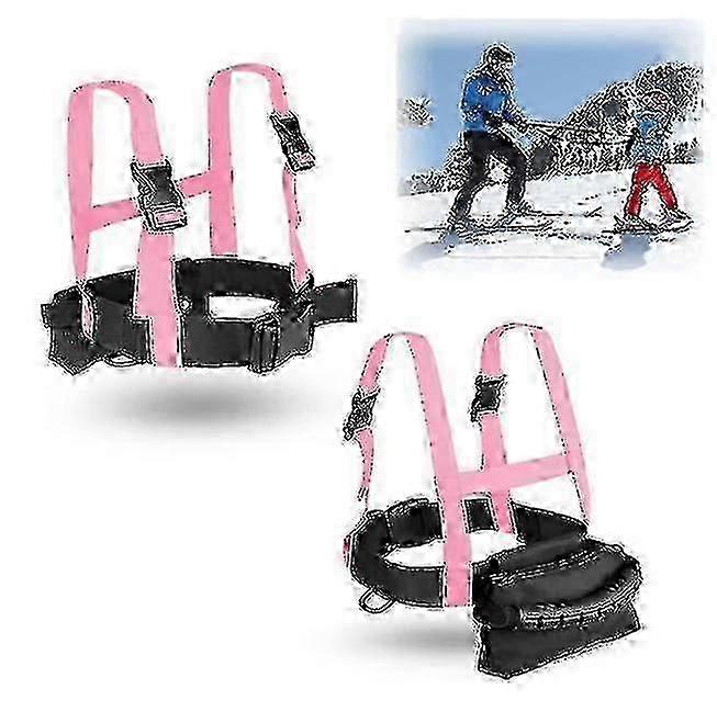 Kids Ski And Snowboard Harness With Detachable Leash And Bag, Speed Control Lessons Skiing Accessories For Beginners