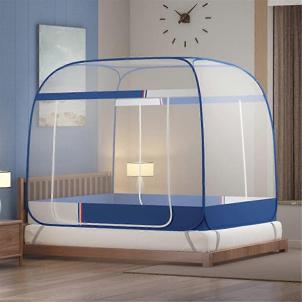 Portable Foldable Mosquito Net for Bed, Fine Mesh Insect Net, 120 x 200 cm, Bed Canopy, Lightweight Mosquito Repellent, Ideal for Travel and Home