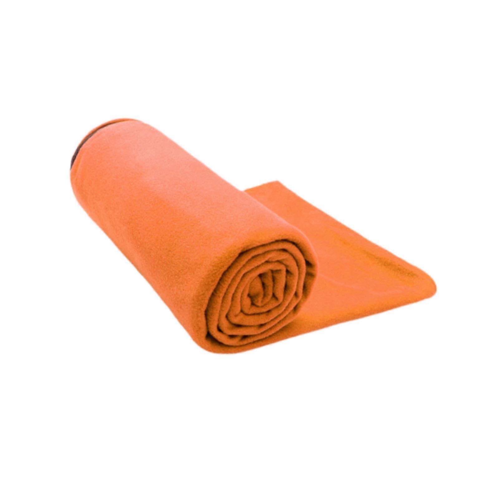 Sleeping Bag Liner Portable For Travel And Outdoor Use, Lightweight, Keeps Bag Clean, Orange