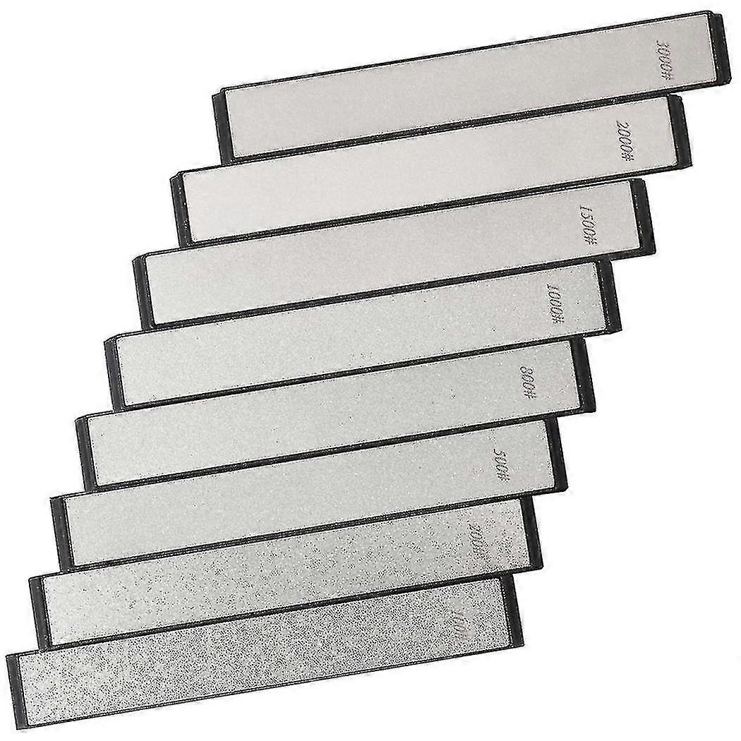 8pcs Diamond Knife Sharpener For Knife Sharpener Fixed-angle.whetstone Set: 100/200/500/800/1000/15