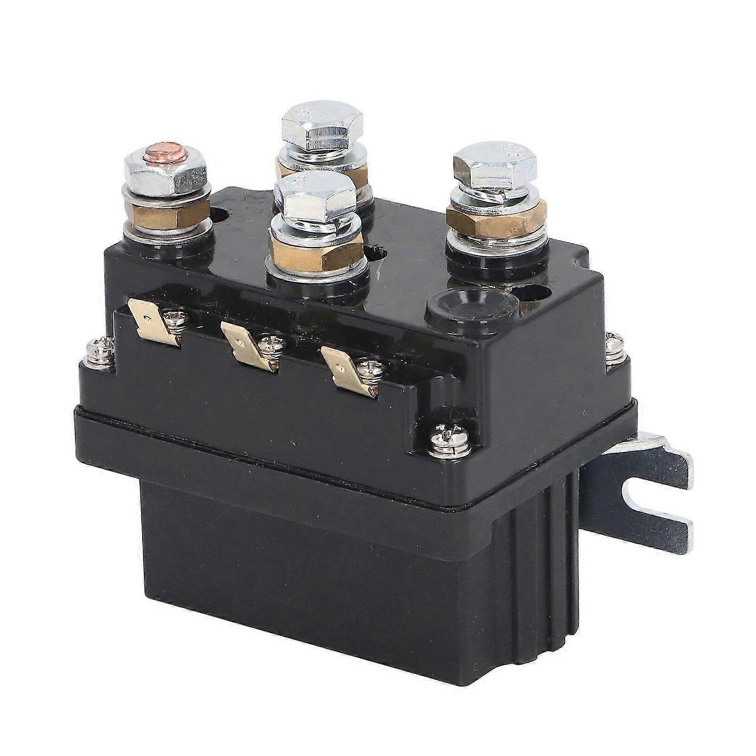 ממסר כננת 12V 500A עמיד למים בהספק גבוה צריכת חשמל נמוכה ממסר כננת חשמלי לטרקטורונים עגלת גולף אופנועי שלג