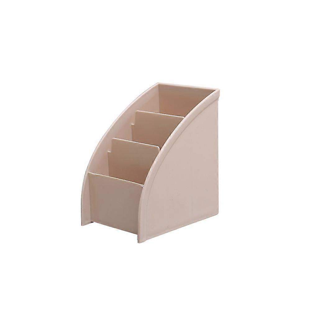 Home Desktop Remote Control Storage Box Writing Pen Holder Cosmetic Box - Khaki