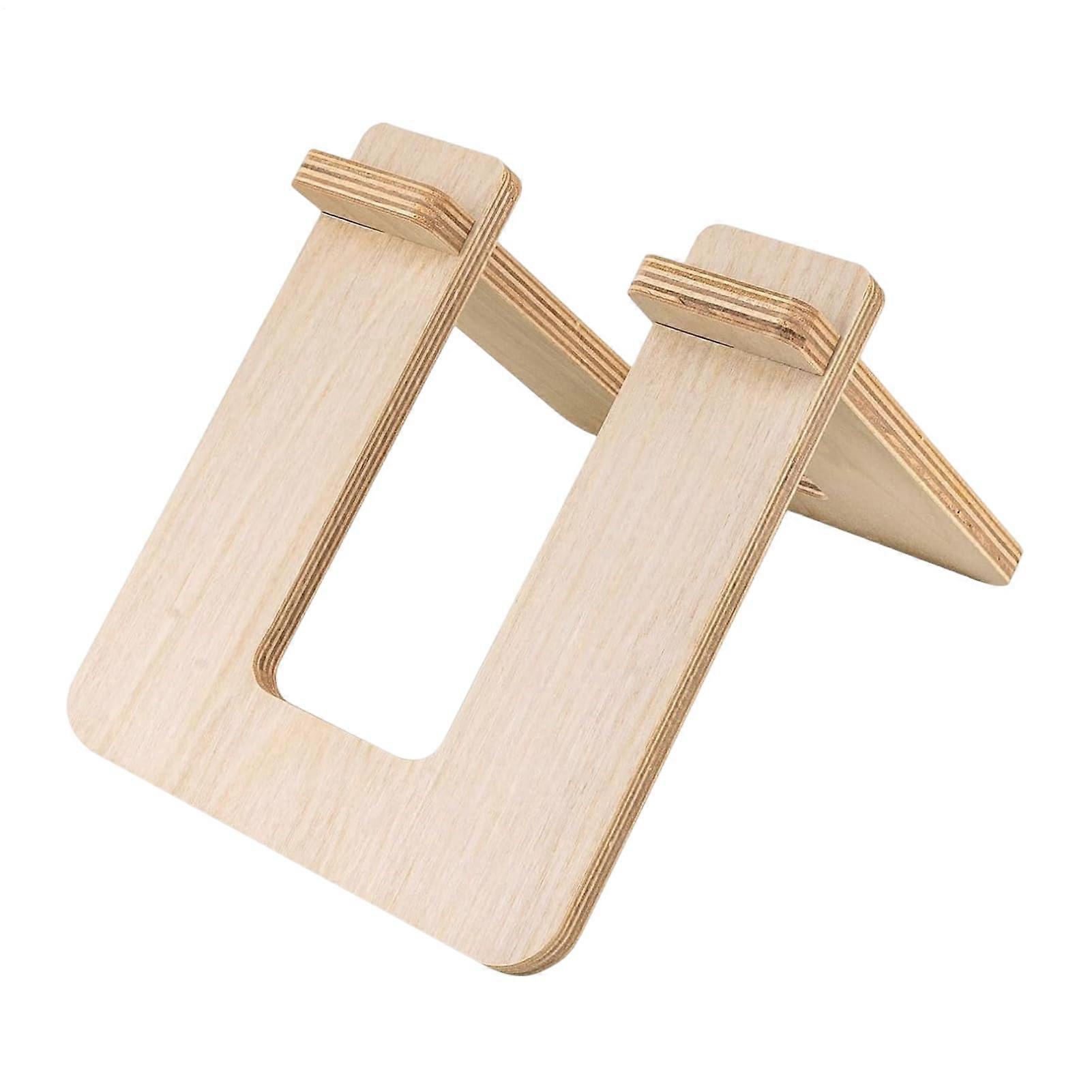 Scooter Balance Display Rack, Wooden Detachable Stand For Kids Push Bikes, Parking Bracket, Space Saving Garage Organizer