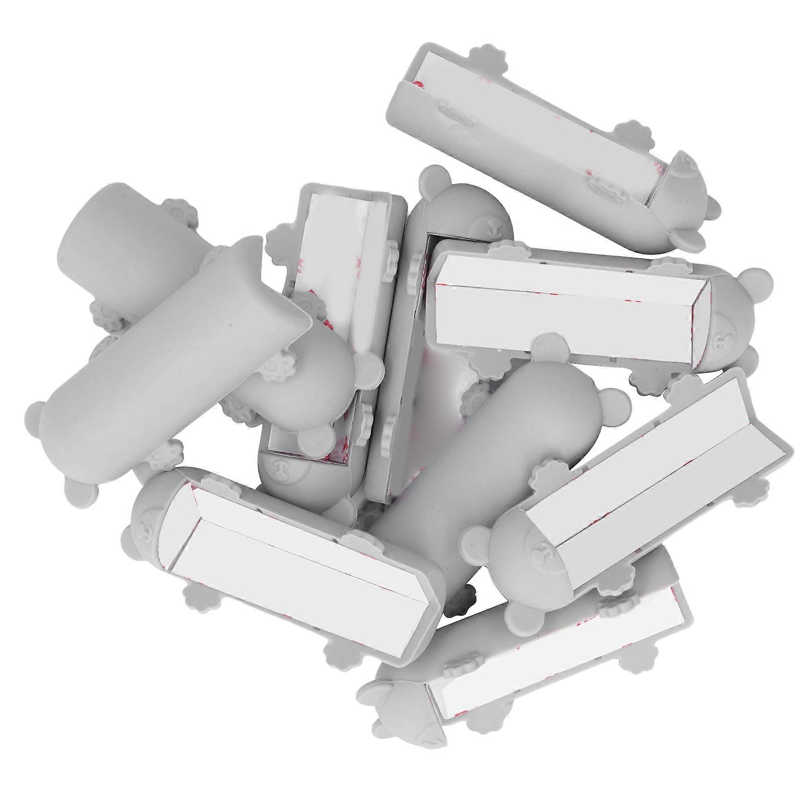 10pcs Silicone Corner Protector Corner Cushion Protector Corner Edge Protector Gray