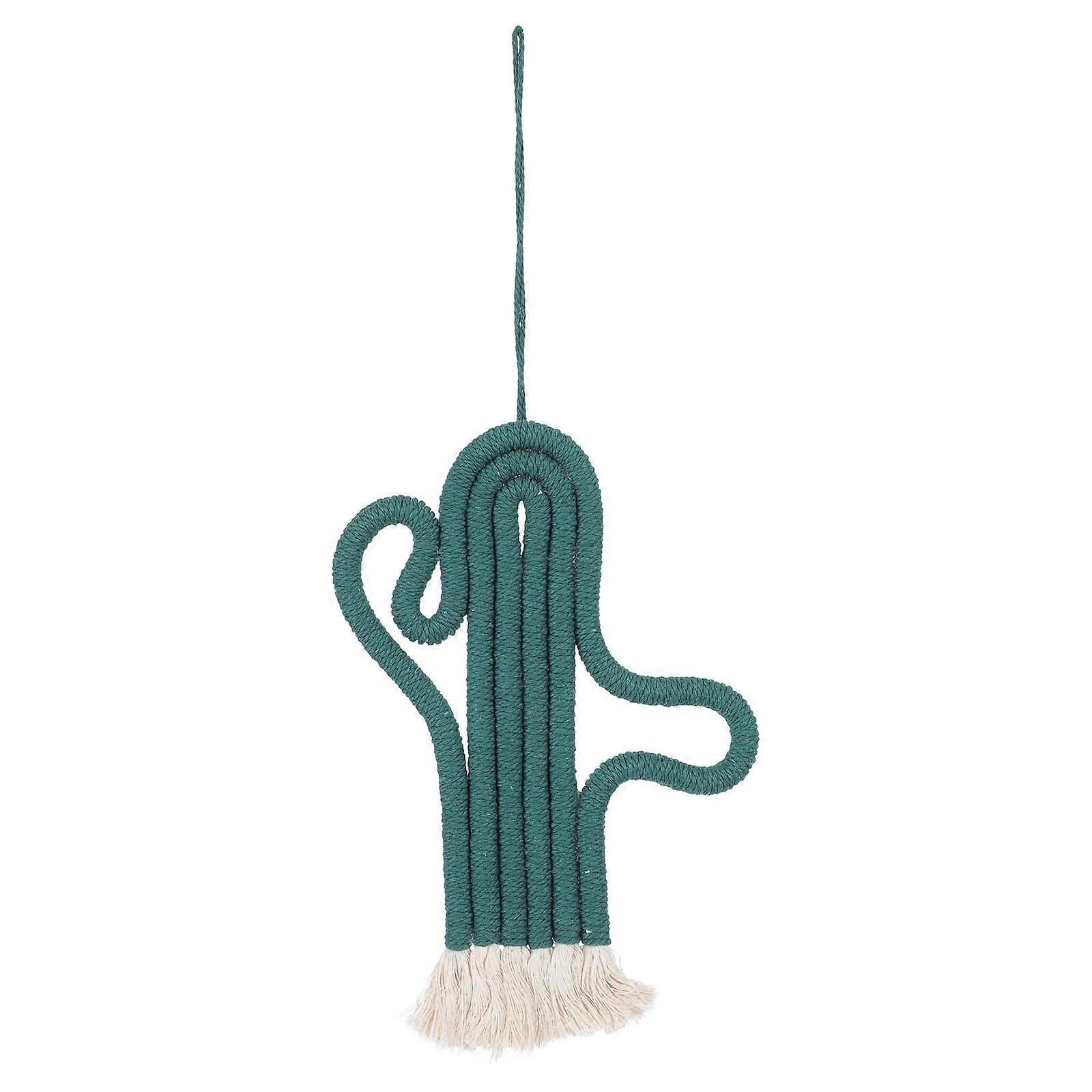 Tassel Shape Cactus Wall Hanging Room Decoration Cotton 1Pc