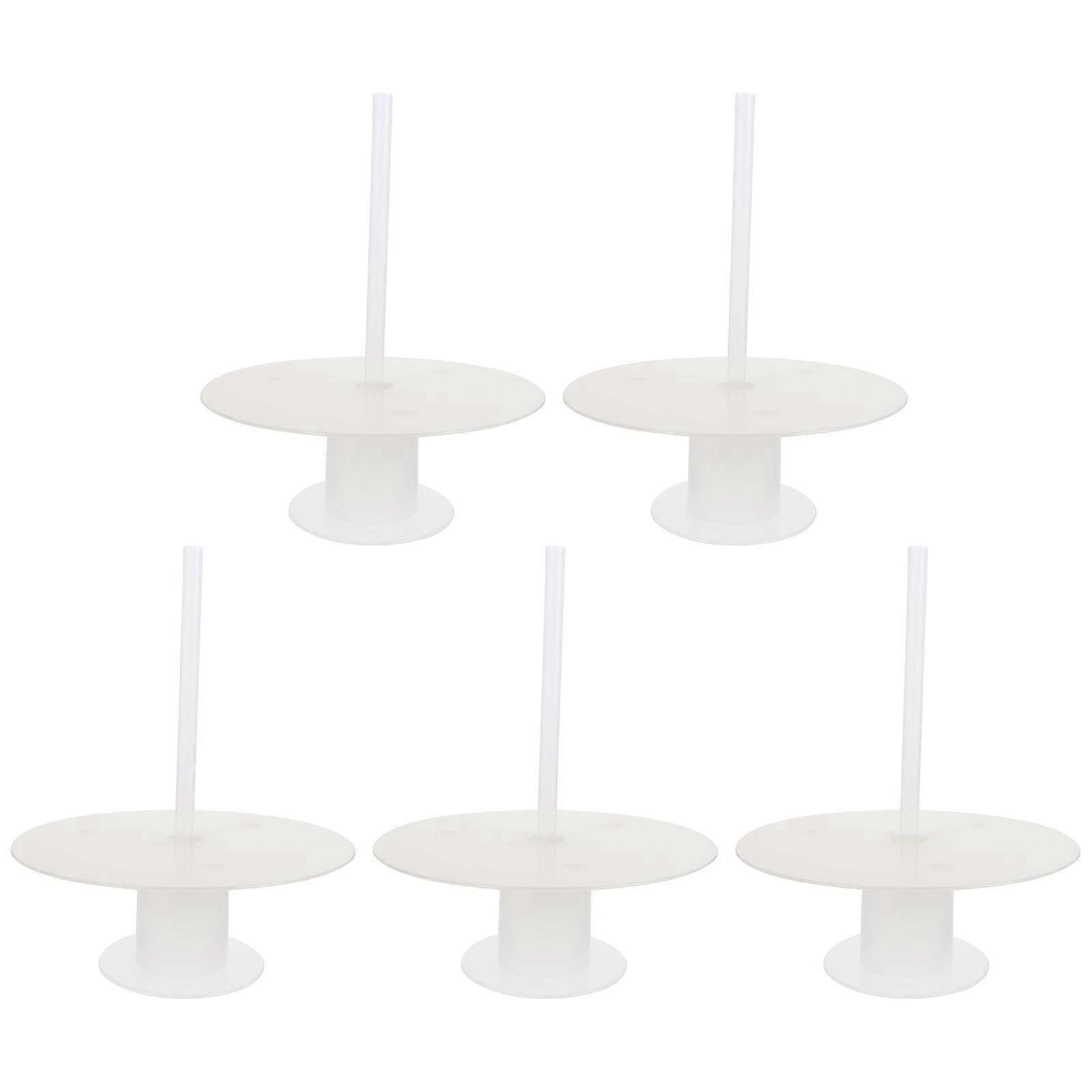 5 Sets Reusable Cake Support Stands for Tiered Cakes – Odorless Baking Tools for Home Parties, Dessert Shops, Birthday Events