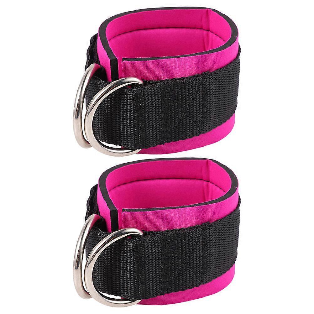 It looks like you've provided a product title for **ankle straps** commonly used in gym workouts, particularly with **cable machines**. These types
