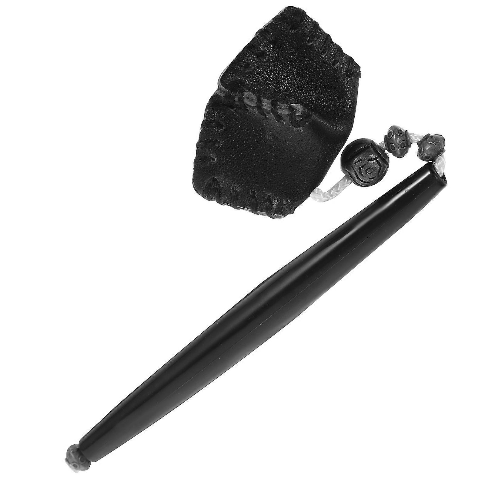Chalk Holder for Pool Snooker Billiards Accessories Black Plastic 2.5x18cm Fits Standard Pool Cue Chalks 1Pcs