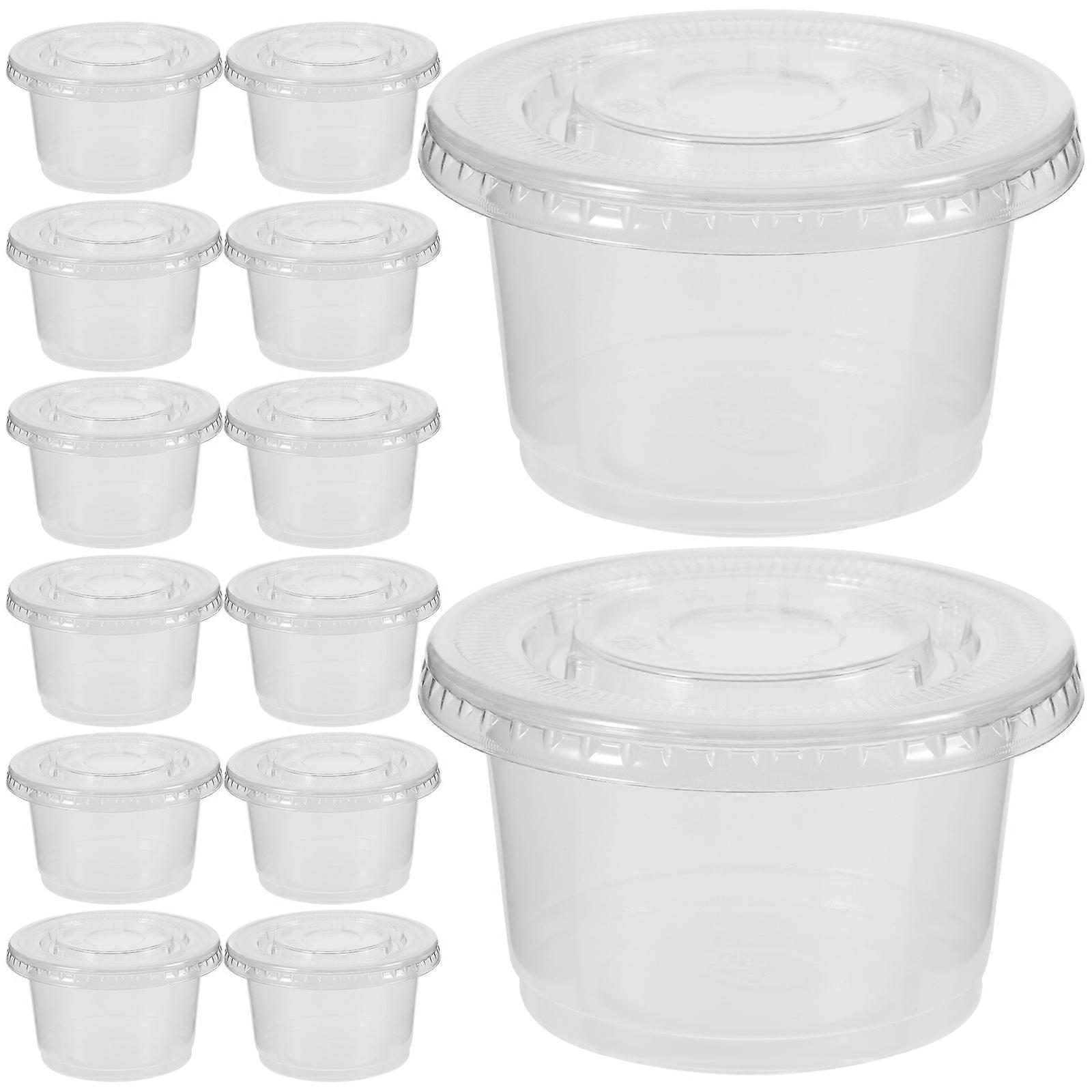 Porridge with Covers Perfect for Takeout Made of Durable Transparent and Lightweight 50pcs