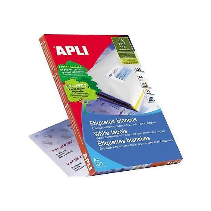 APLI PAPER 33,9 x 64 mm 2400 μονάδες (100 φύλλα/α x 24) ετικέτες