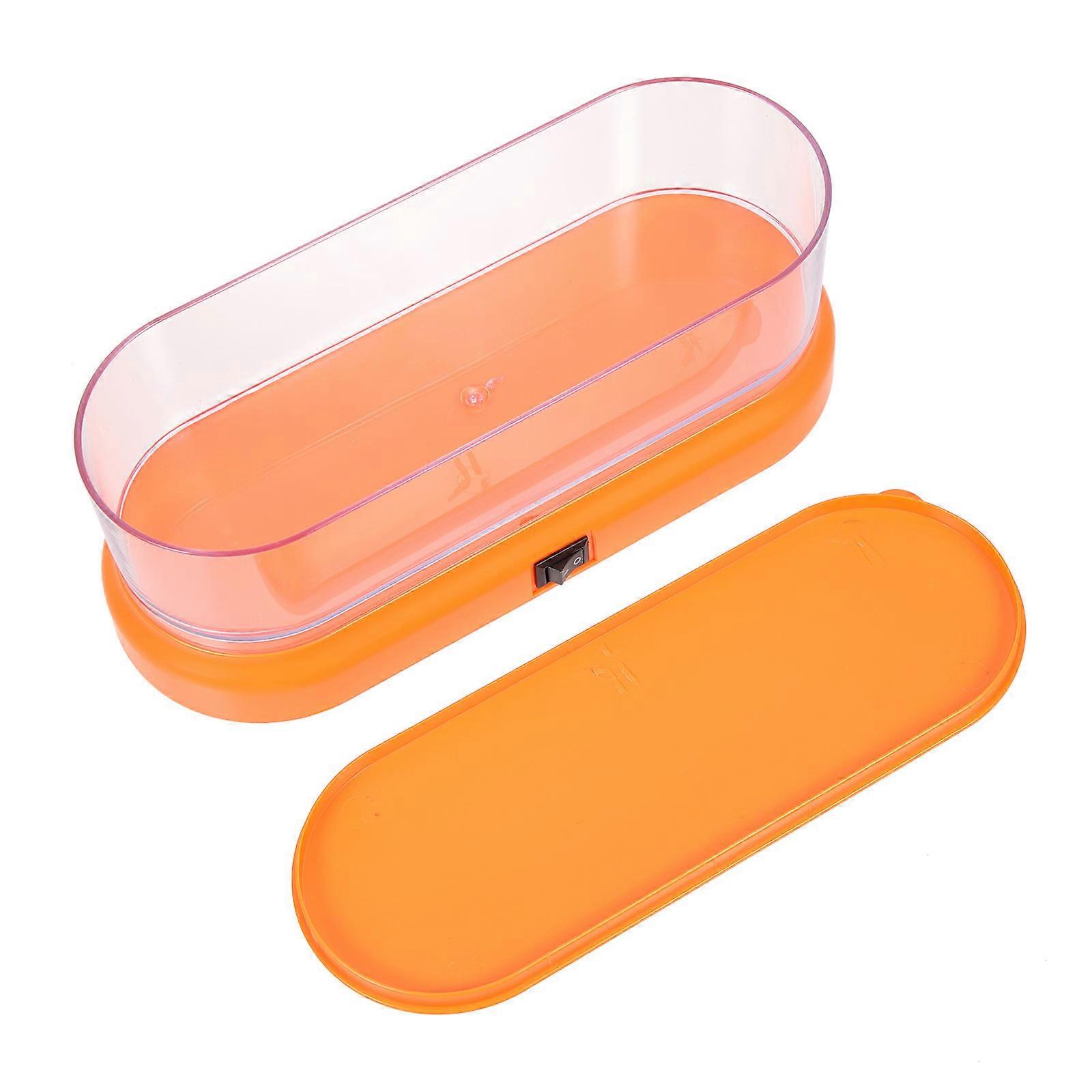 Ultrasonic Glasses Cleaner Jewelry Cleaning Machine Compact Efficient Multi Use for Eyeglasses Rings and Tableware Stain Removal