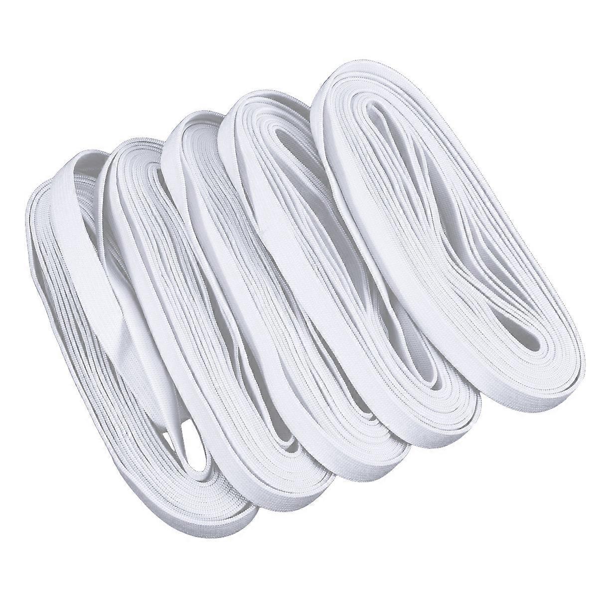 Heavy Duty Elastic Knit Spool for Sewing Projects – Thickened for Waistbands, Sleeves, and Craftwork, White