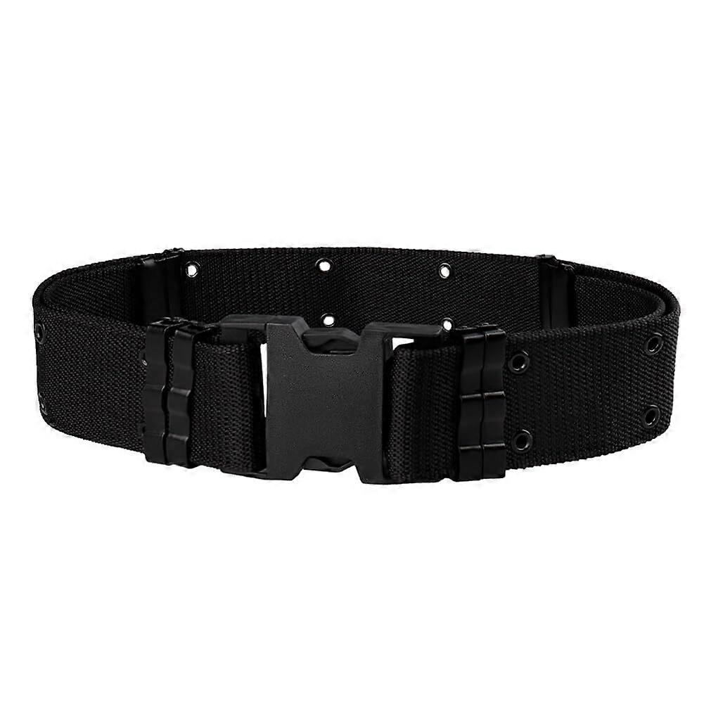 Unisex Canvas Belt Quick Release Tactical Belt Adjustable Molle Belt Military