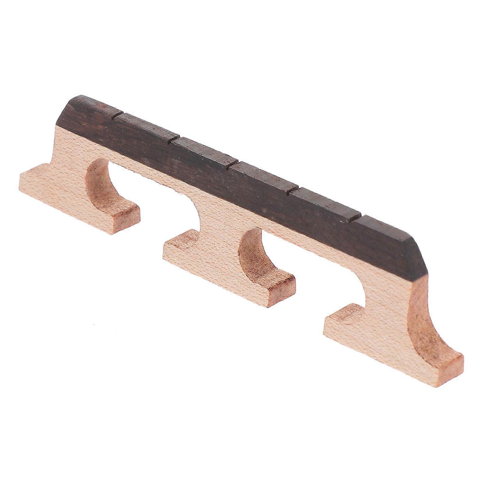 1pc Professional Banjo Bridge Premium Maple Design for Durable String Banjo Use, Easy Installation for Enthusiasts