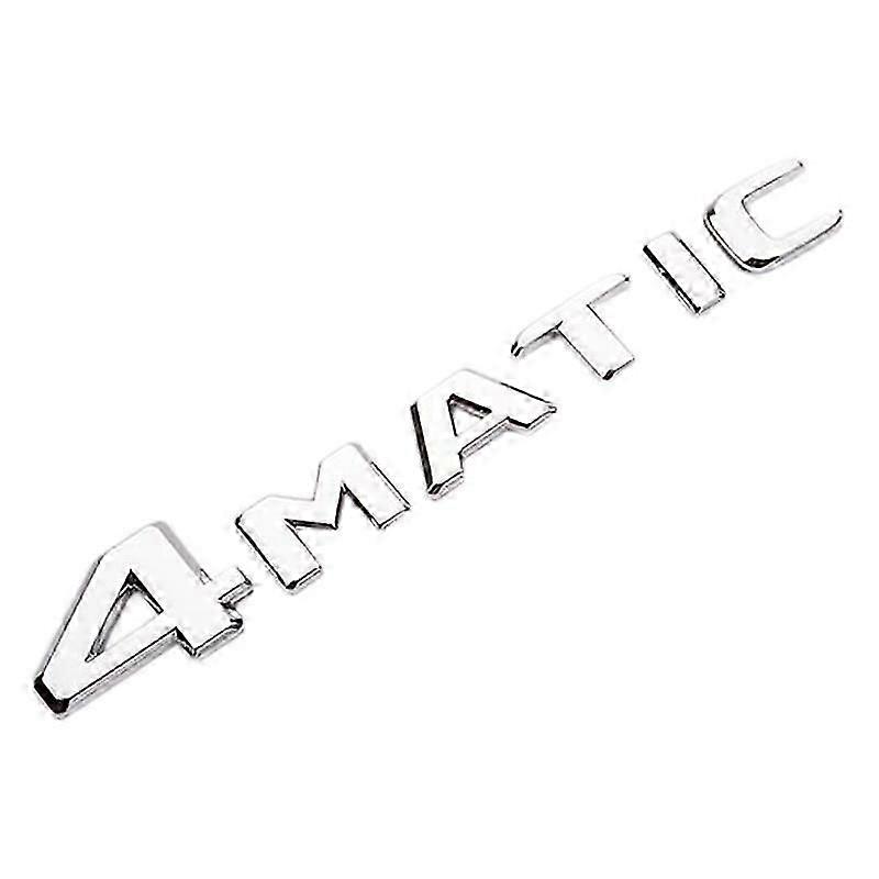 4MATIC ασημί αυτόματο πορτμπαγκάζ πορτμπαγκάζ πόρτα φτερό προφυλακτήρα αυτοκόλλητο εμβλημάτων αυτοκόλλητο αυτοκόλλητο fo