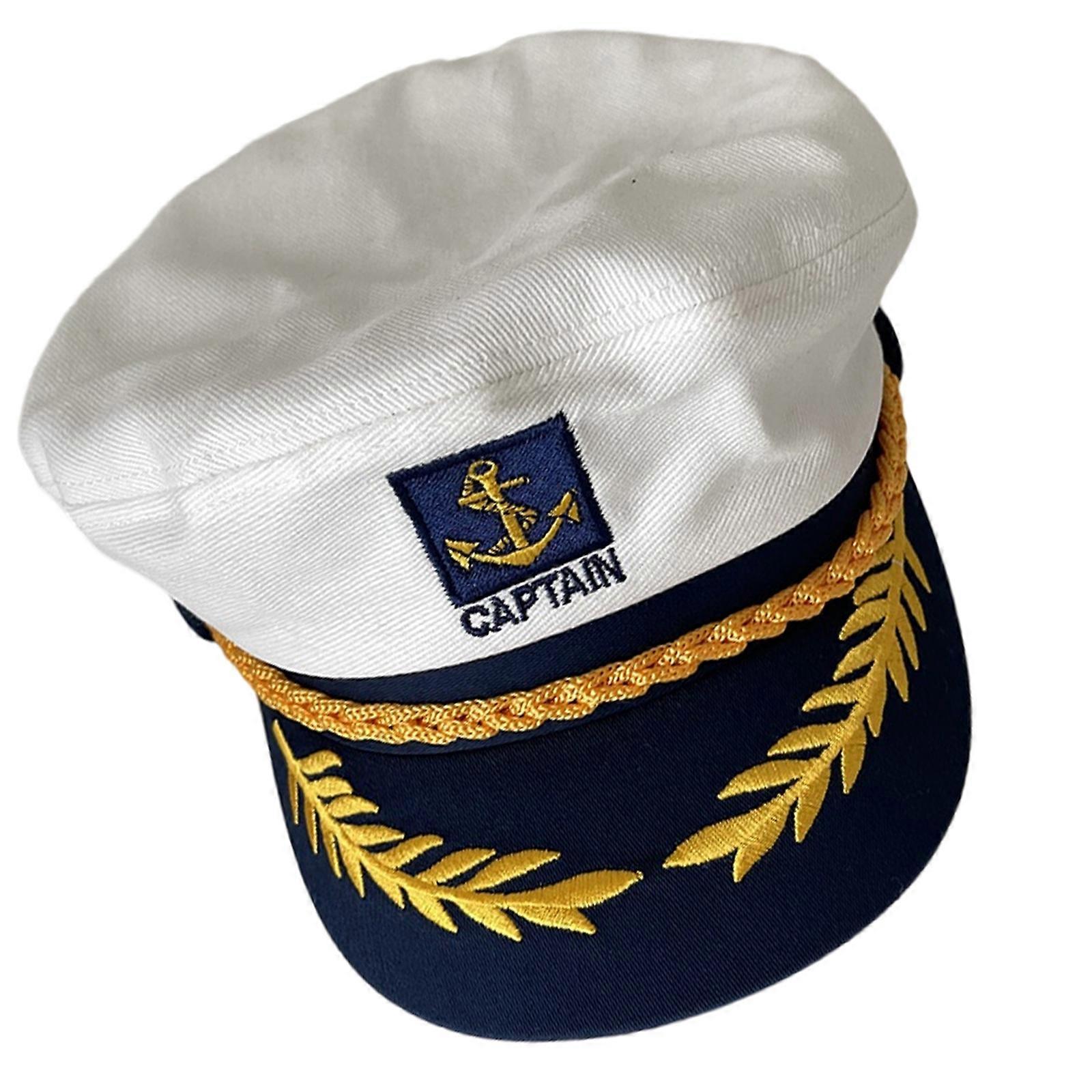 Classical Captain Style Sailing Hat Breathable Cotton Adjustable Head Circumference  Tibet