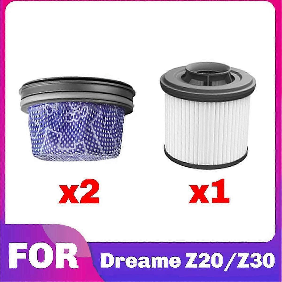 For Dreame Z20/Z30 Vacuum Robotic Vacuum Cleaner Cleaning Filter Assembly Air Filter HEPA Filter Edition 0717