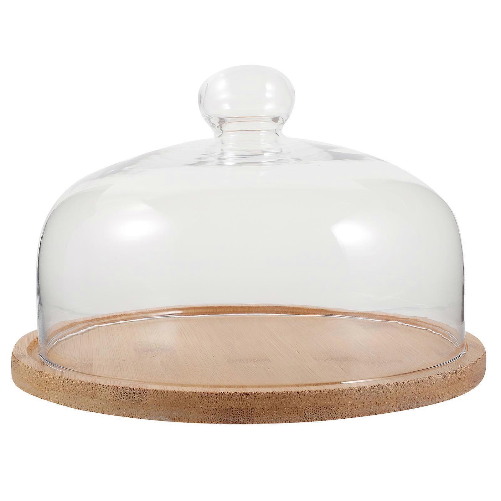 Transparent Glass Cake Turntable for Decorating Easy Clean Convenient Storage Ideal for Home Use 12 Inch