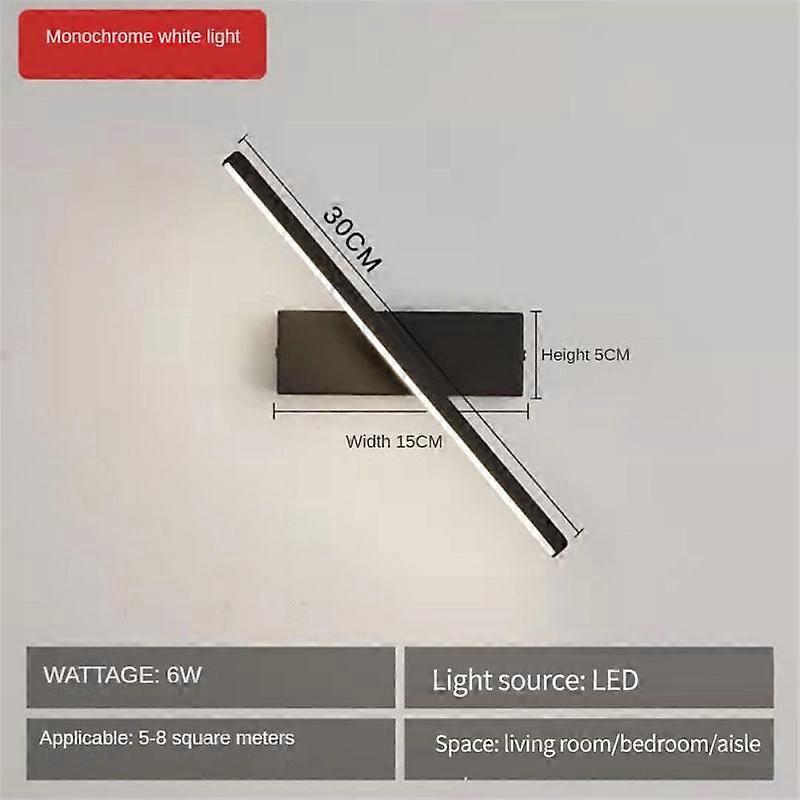 Inomhus Sovrum Vardagsrum Trappor Hall Vägglampor Justerbar Mode Heminredning Sovrum Säng Vägglampa Roterbar Enkel