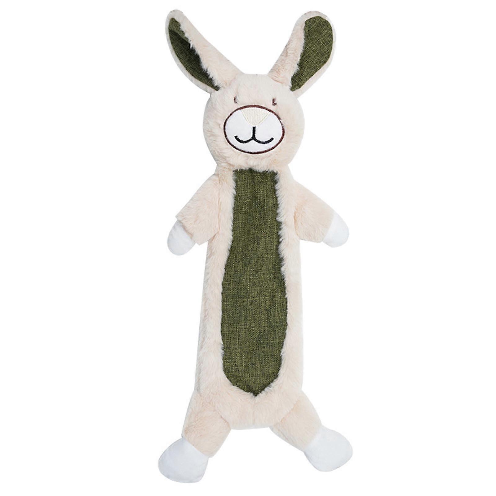 Crackling Dog Toy Without Stuffing Squeaky Toy For Large And Small Dogs Interactive Toy Green 60x25 cm