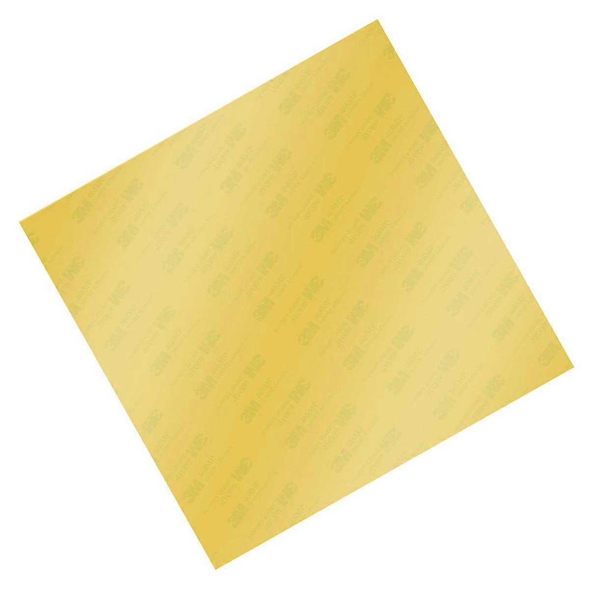 3D Printing Build Surface Pei Sheet 150X150Mm Yellow 0.3Mm Thick 1Pack