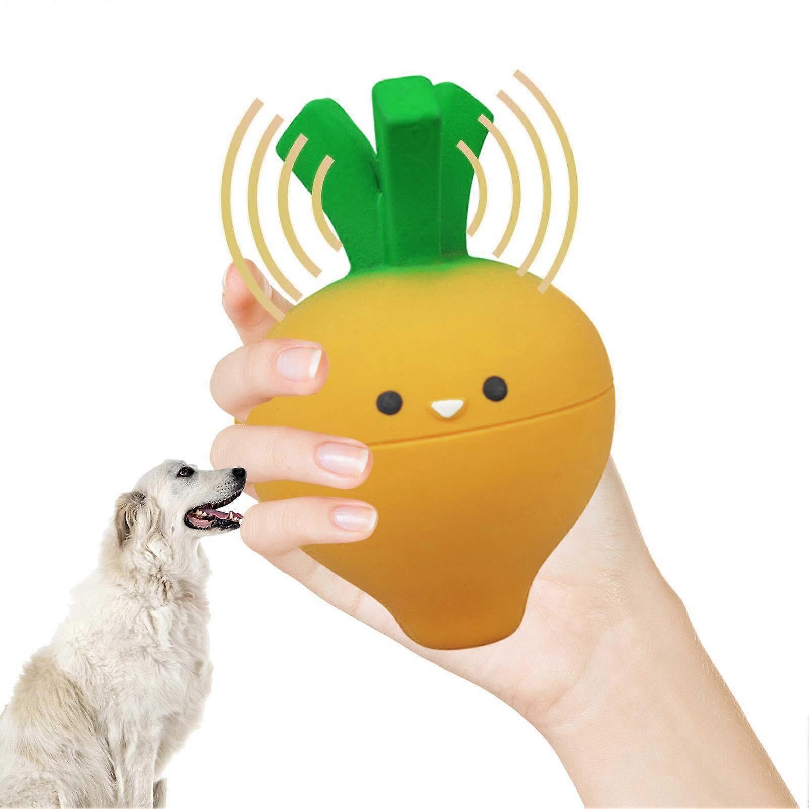 Soft Latex Chew Toy for Dogs – Gourmet Carrot Dog Fun Interactive Play Small to Large Dogs