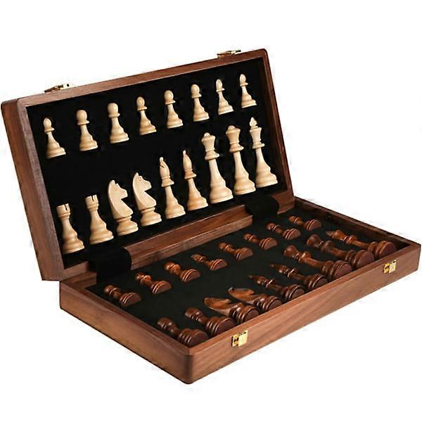 Wooden Chess Set, Chess Gift, Folding Chess Board, Travel Chess Board, Folding Portable Chess Game