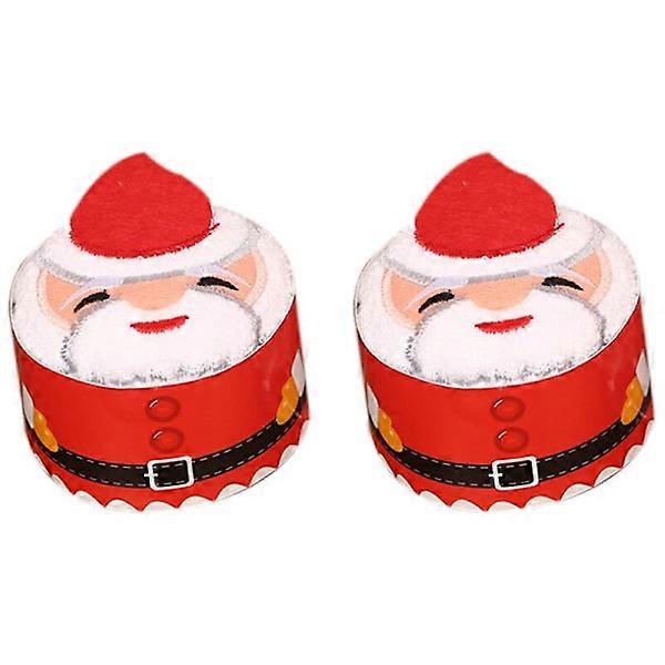 منديل عيد الميلاد منديل عيد الميلاد منديل عيد الميلاد ديكور المنزل منديل ناعم زخرفة الحفلة هدية زخرفة الحفلات، سانتا كلوز