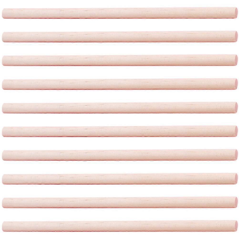 10pcs Early Educational Wooden Rhythm Sticks Smooth Polished Premium Percussion Instruments for Indoor Music and Basic Rhythm Learning