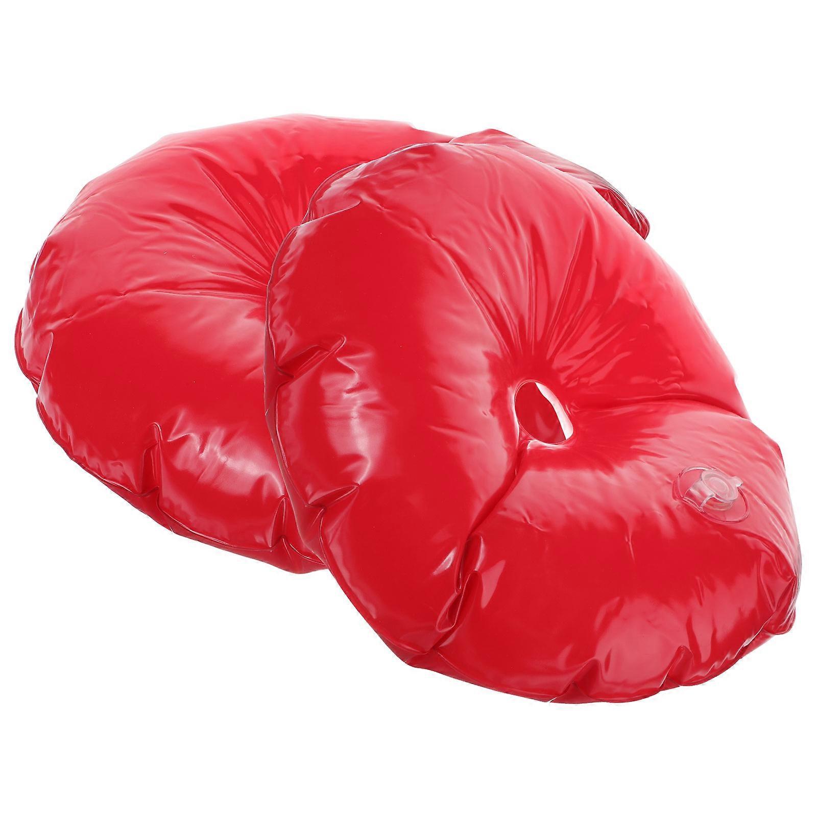 Red Water Filling Weight Bag for Beach Umbrella with Durable Plastic Material and Easy Storage 2 pcs