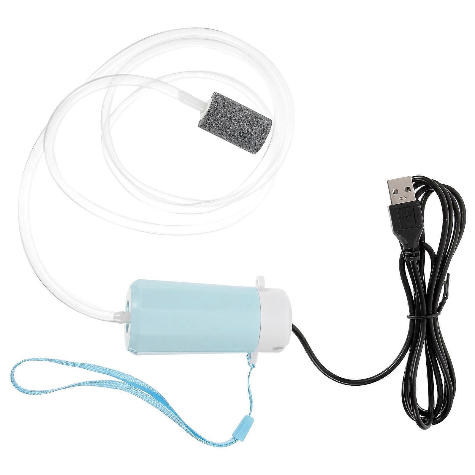 Aquarium Air Bubbler USB Powered Device For Pet Owners And Aquarium Enthusiasts Rectangular Shape Continuous Use 1Pcs