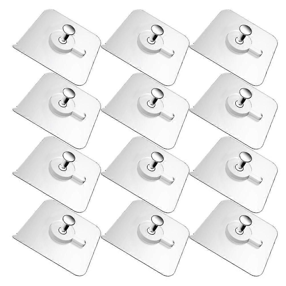 50pcs Adhesive Picture Hangers Wall Hooks for Effortless Installation on Smooth Surfaces – Strong Hold for Home, Kitchen, Bathroom, Office Decor