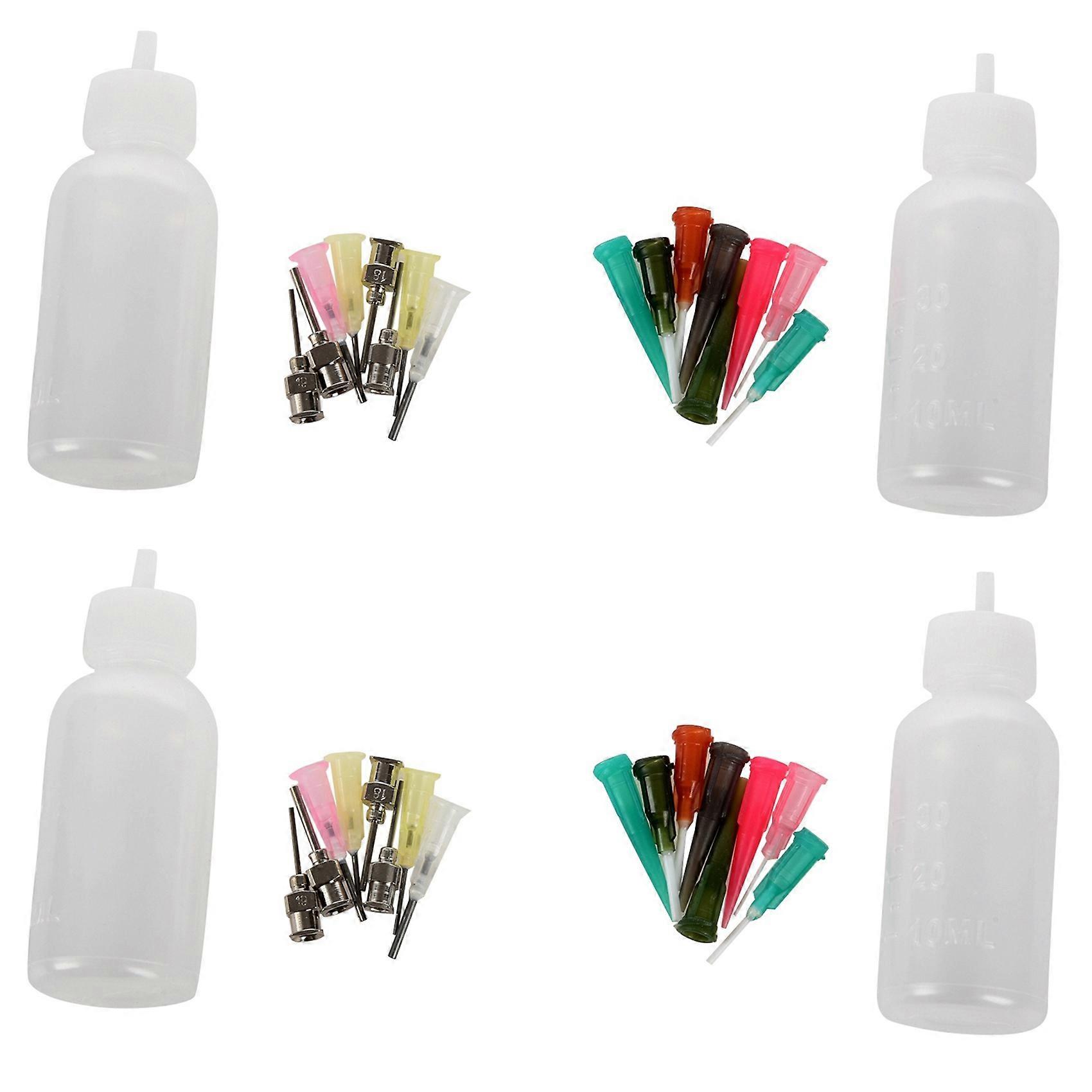 32x Henna Kit Applicator Nozzles Bottles Paste Tattoo Body Art Drawing Tool