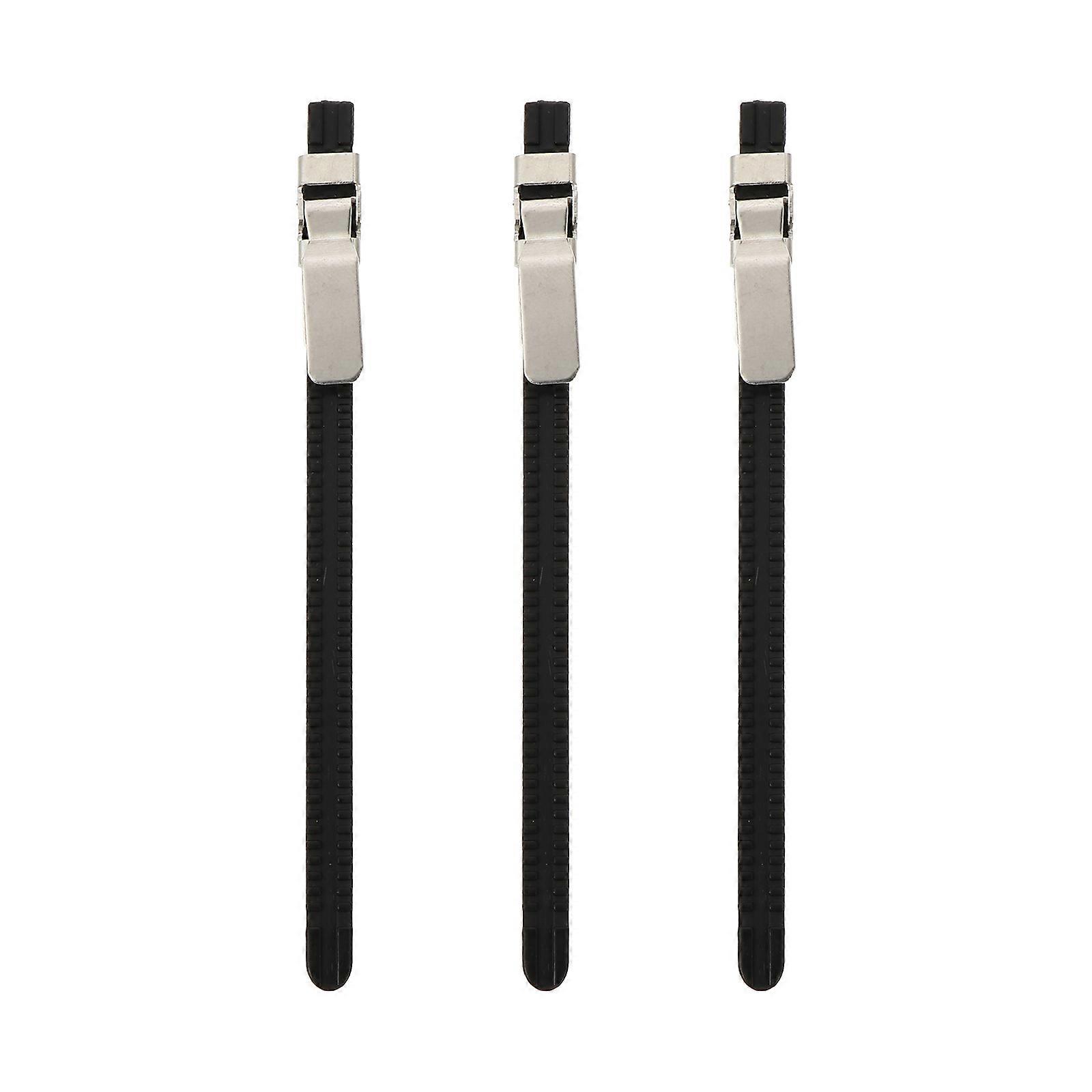 Black Adjustable Clothing Hooks for Sewing Use Strong and Durable Suitable for DIY Projects 3 Pieces
